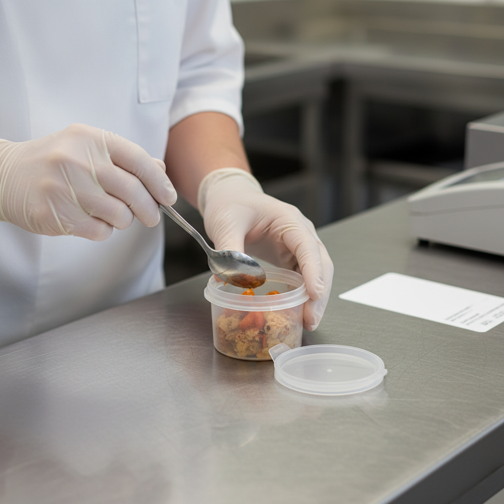 Aperçu de la fiche procédure plats témoins